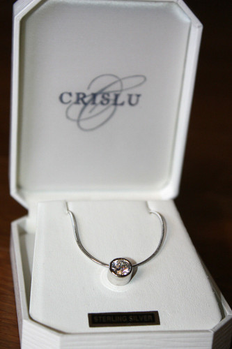 Crislu pendant with chain - pendant, 16"